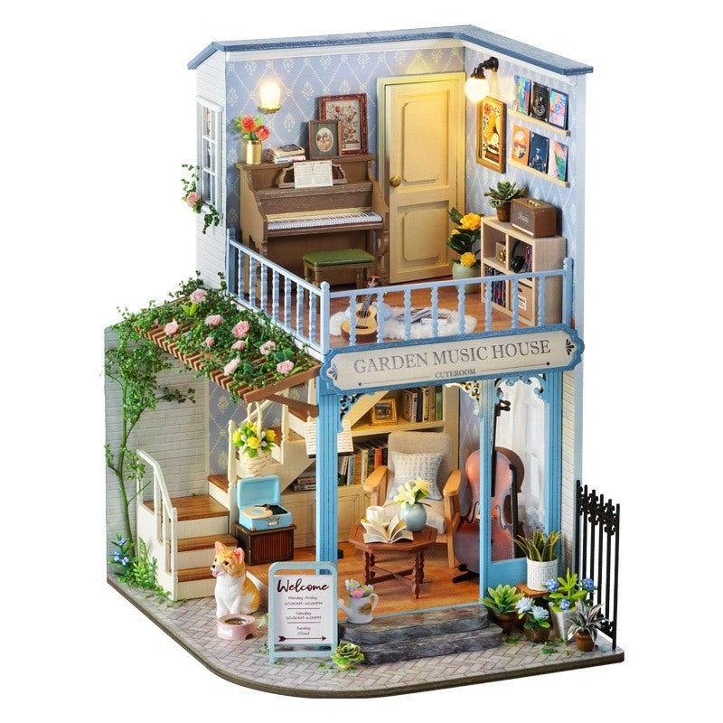 Garden Music House DIY Dollhouse Kit | Happy Symphony Series