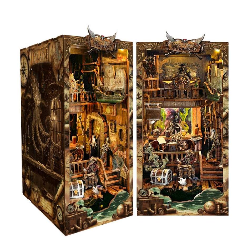 Ghost Pirate Ship DIY Book Nook Kit