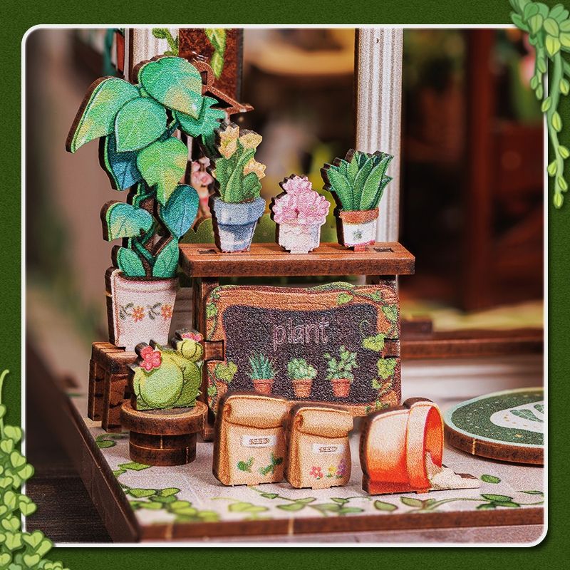 Green Life Bookshop DIY Book Nook Kit