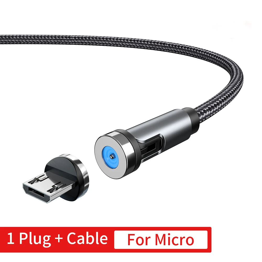 Magnetic Fast Charging Cable - Rotating Super Fast Charging Cable