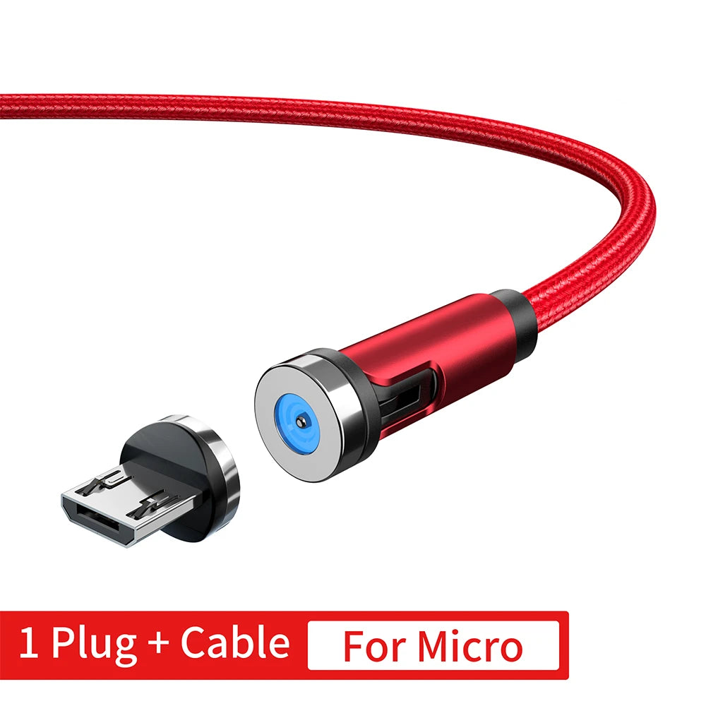 Magnetic Fast Charging Cable - Rotating Super Fast Charging Cable
