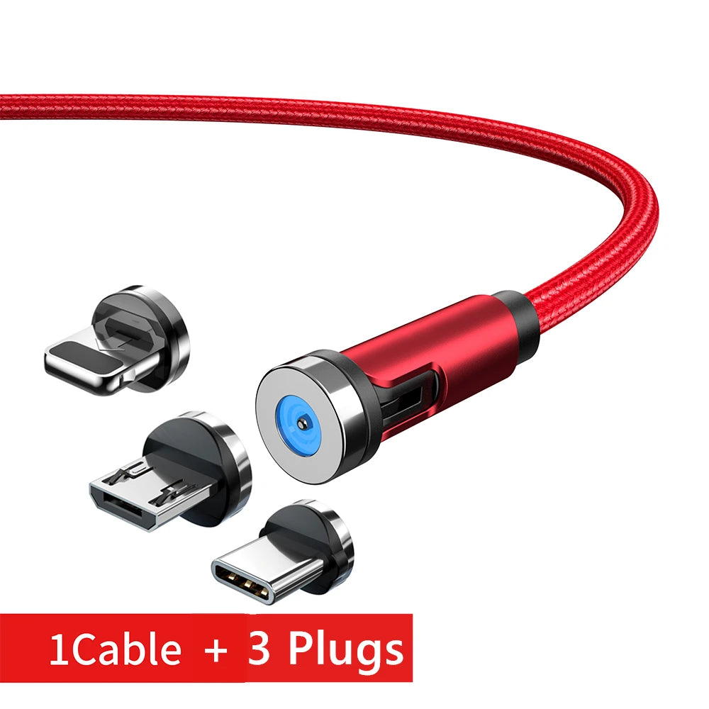 Magnetic Fast Charging Cable - Rotating Super Fast Charging Cable