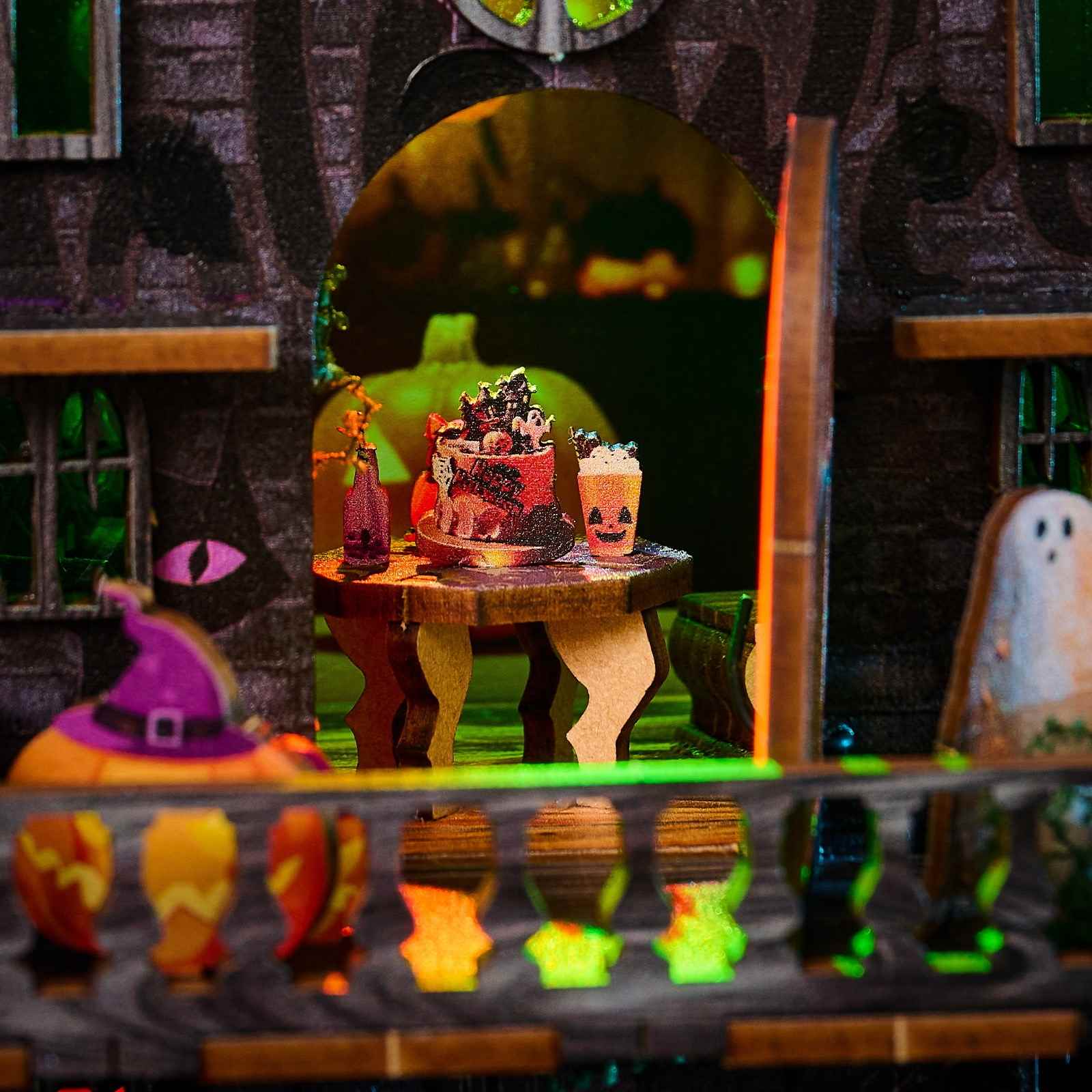 Halloween Night DIY Miniature House Kit