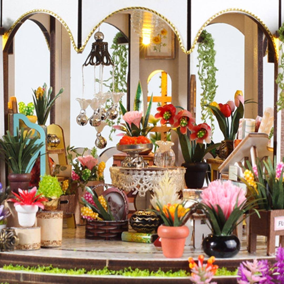 Sky Garden DIY Miniature Dollhouse Kit