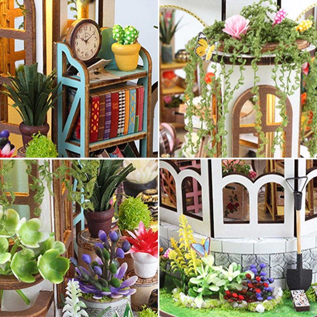 Sky Garden DIY Miniature Dollhouse Kit