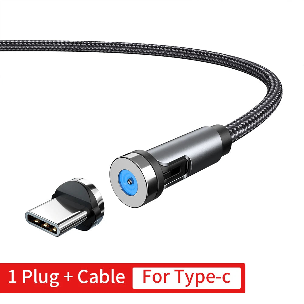 Magnetic Fast Charging Cable - Rotating Super Fast Charging Cable