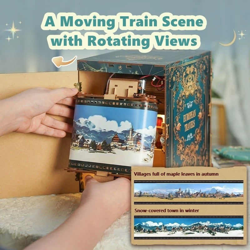 Infinity Train Cabin DIY Book Nook Kit – Travels in Europe