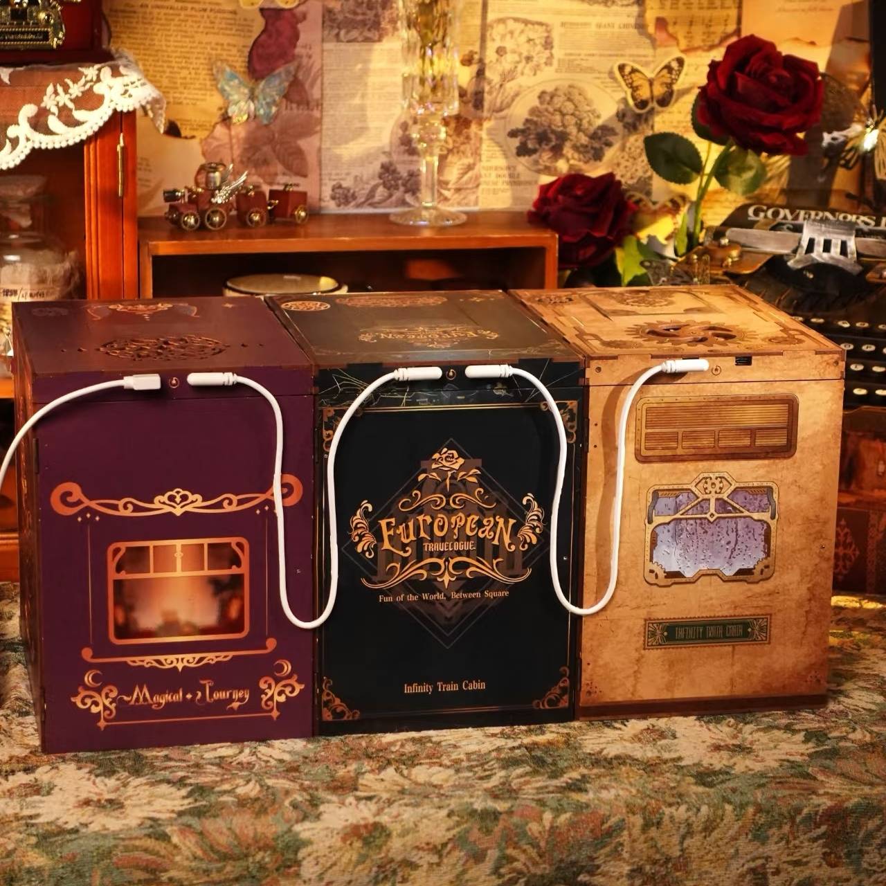 Infinity Train Cabin DIY Book Nook Kit – Travels in Europe