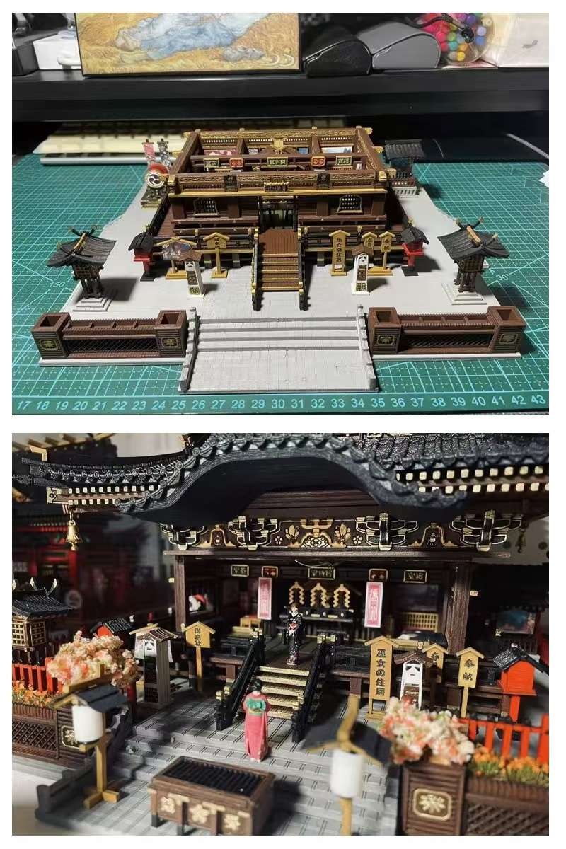 Japanese Hakurei Shinto Shrine DIY Miniature House Kit