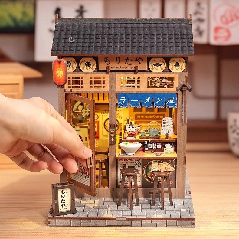 Japanese Ramen Shop DIY Miniature House Kit | Morita-Ya