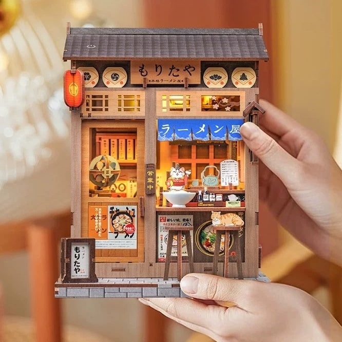 Japanese Ramen Shop DIY Miniature House Kit | Morita-Ya