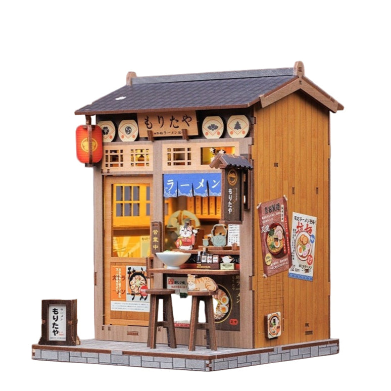 Japanese Ramen Shop DIY Miniature House Kit | Morita-Ya