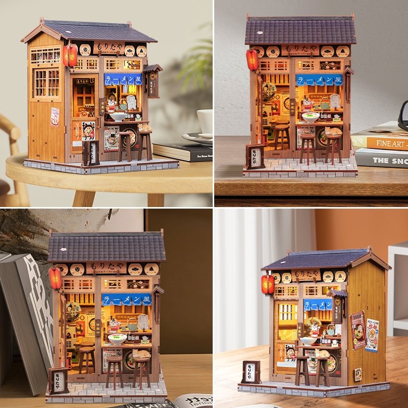 Japanese Ramen Shop DIY Miniature House Kit | Morita-Ya