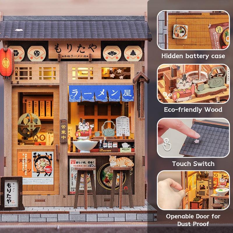 Japanese Ramen Shop DIY Miniature House Kit | Morita-Ya