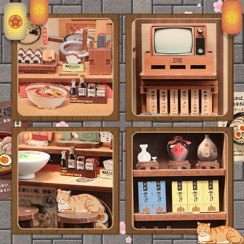 Japanese Ramen Shop DIY Miniature House Kit | Morita-Ya