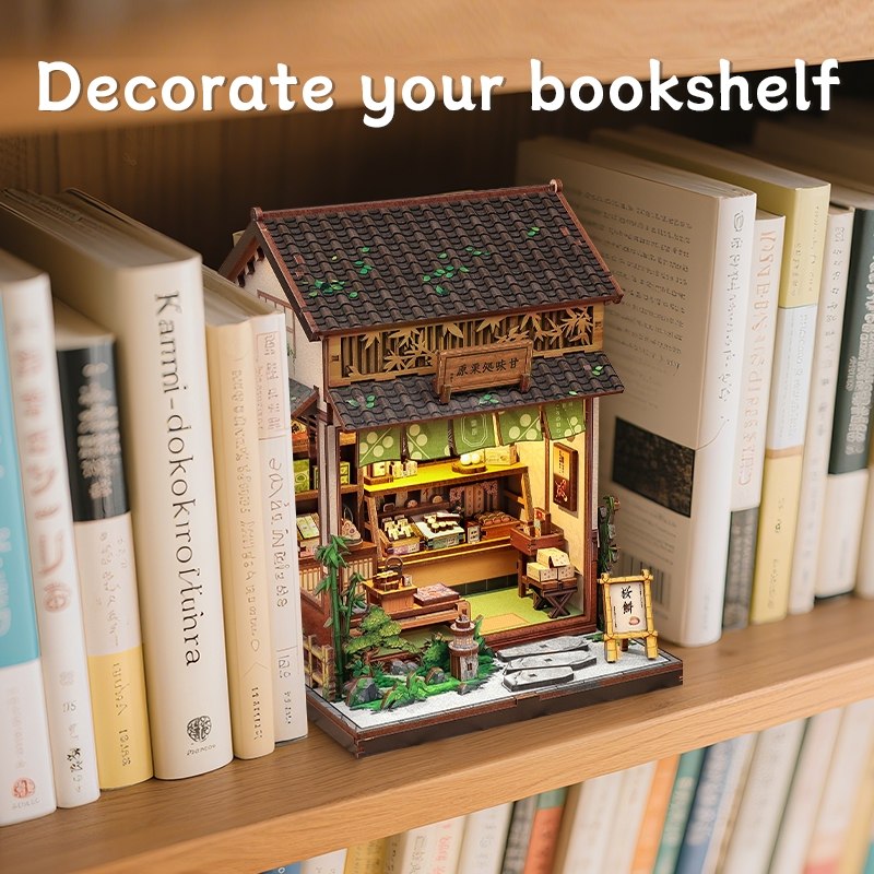 Japanese Sweet Shop DIY Miniature House Kit | Kanmi-dokoro Kurihara