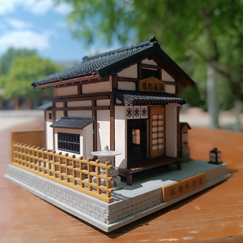 Japanese Tea House DIY Dollhouse Kit