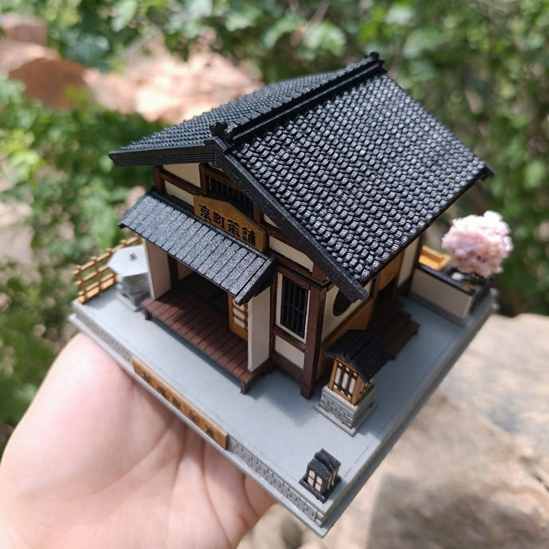 Japanese Tea House DIY Dollhouse Kit