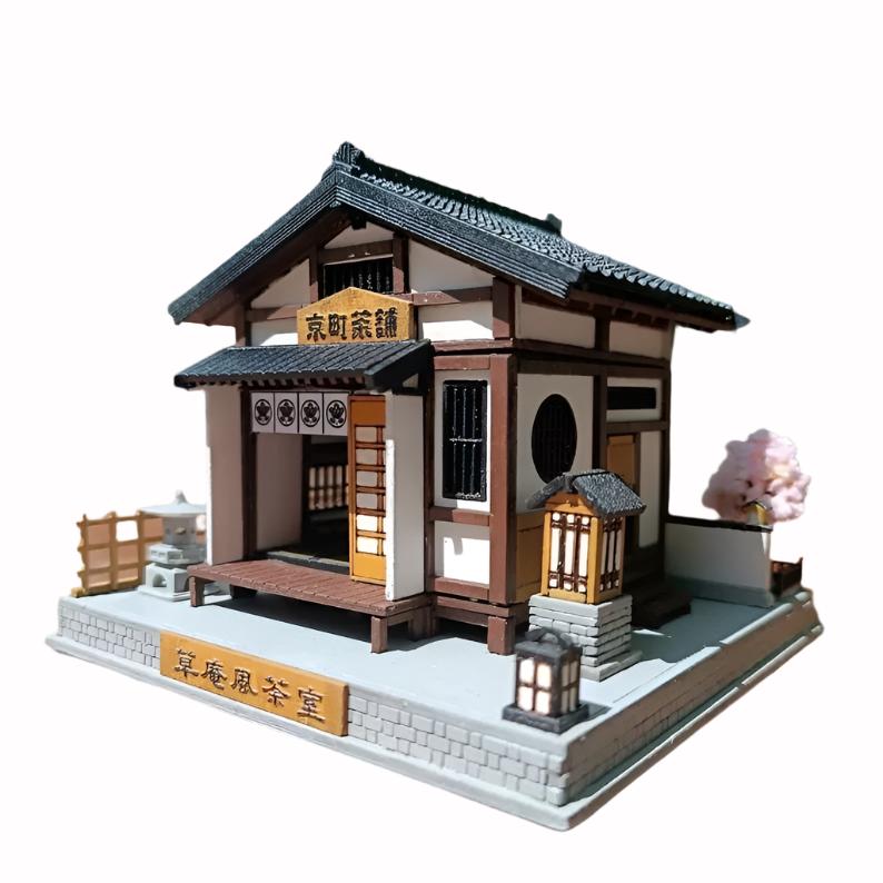 Japanese Tea House DIY Dollhouse Kit