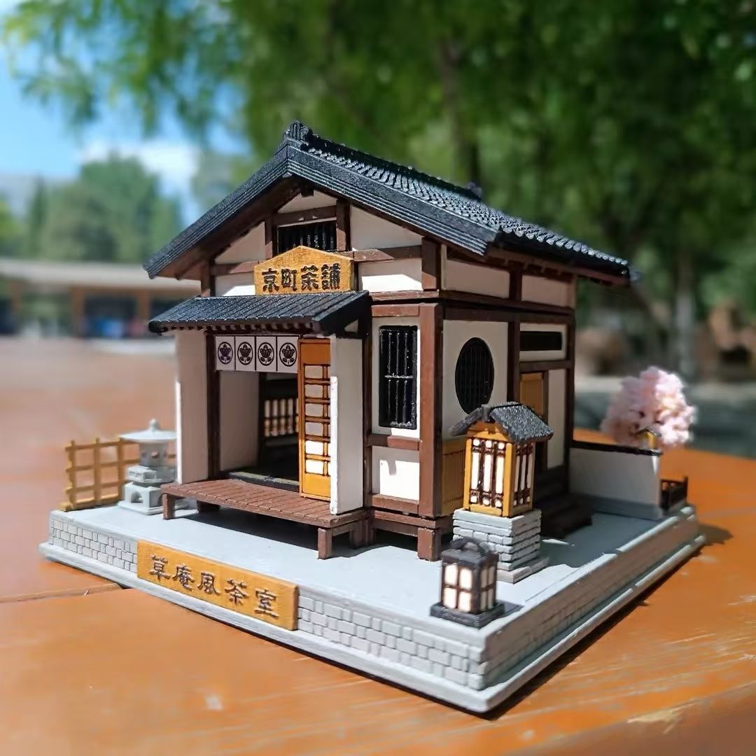 Japanese Tea House DIY Dollhouse Kit