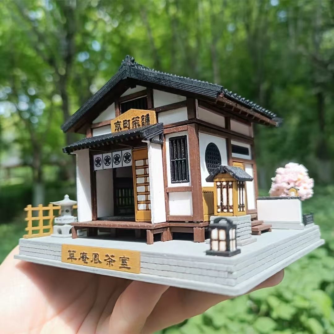 Japanese Tea House DIY Dollhouse Kit