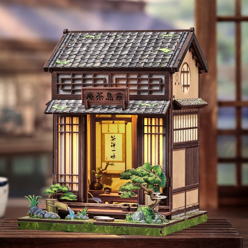 Japanese Tea House DIY Miniature House Kit | Kirishima Cha-an