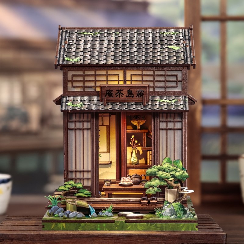Japanese Tea House DIY Miniature House Kit | Kirishima Cha-an