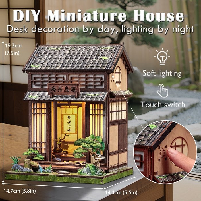 Japanese Tea House DIY Miniature House Kit | Kirishima Cha-an
