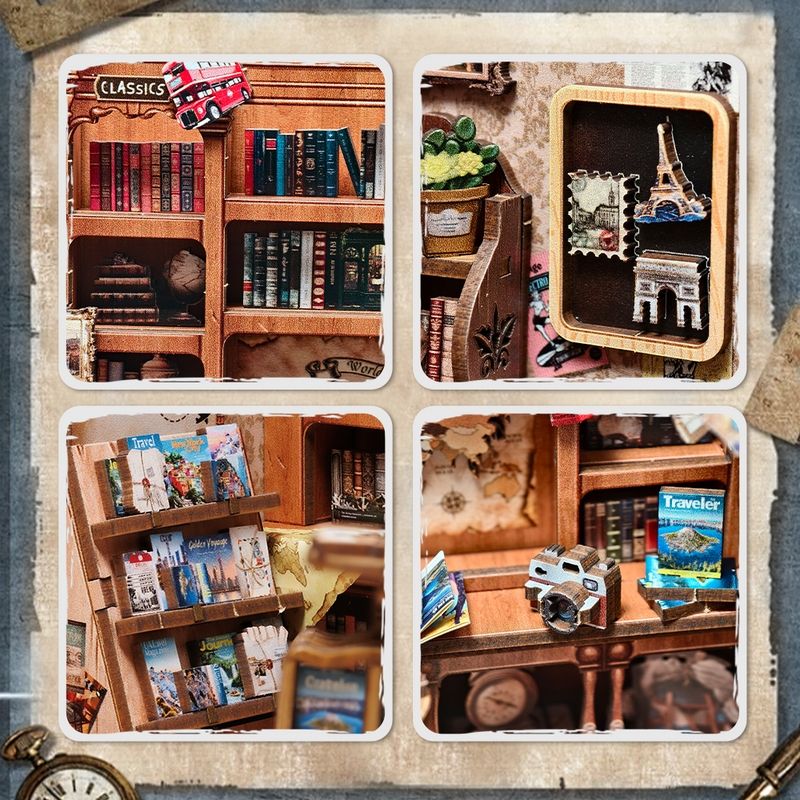 Journey Trace Bookshop DIY Book Nook Kit