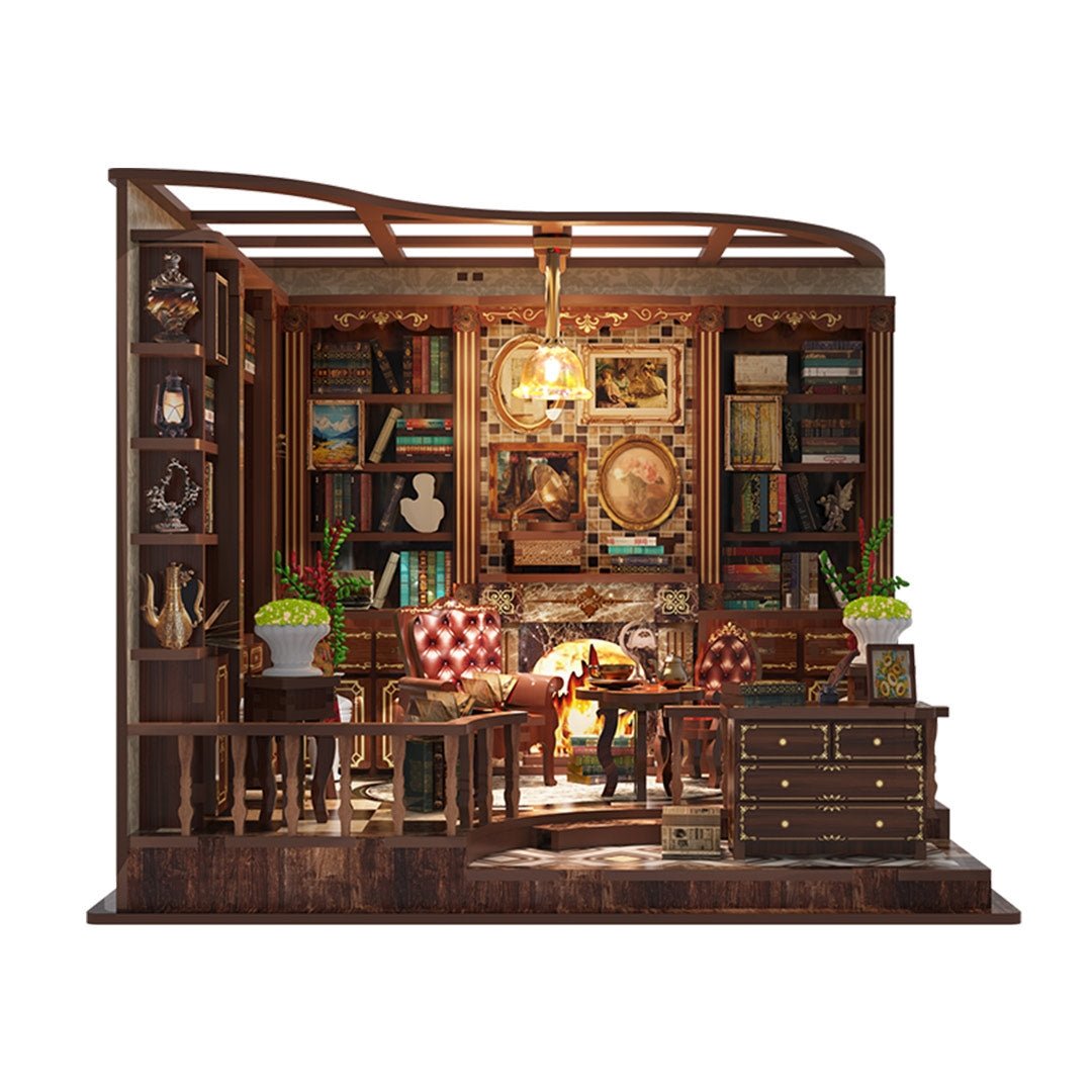 Left Bank Study Room DIY Miniature House Kit