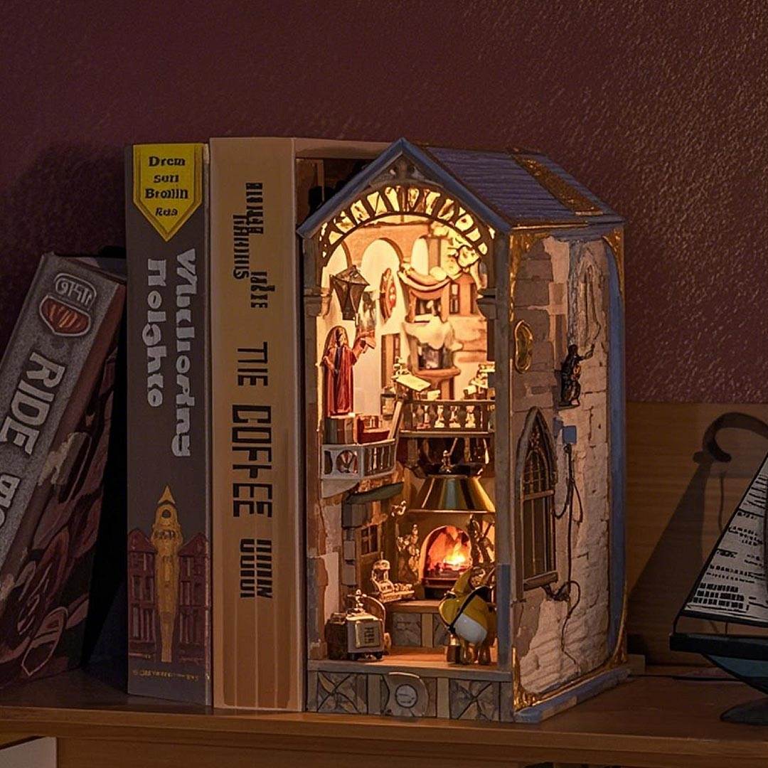 Leonardo Da Vinci DIY Book Nook Kit