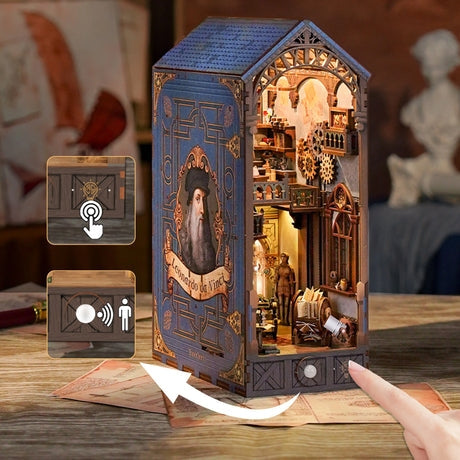 Leonardo Da Vinci DIY Book Nook Kit