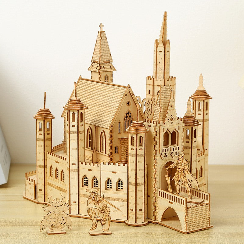 The Lost Castle | Architecture 3D Wooden Puzzle | Mechanical