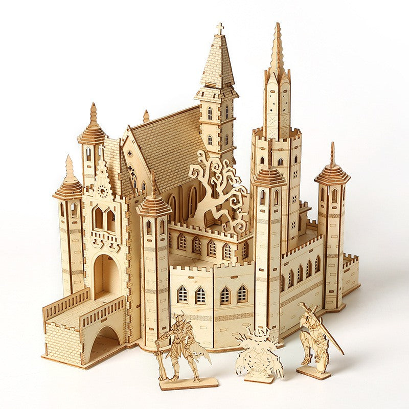 The Lost Castle | Architecture 3D Wooden Puzzle | Mechanical