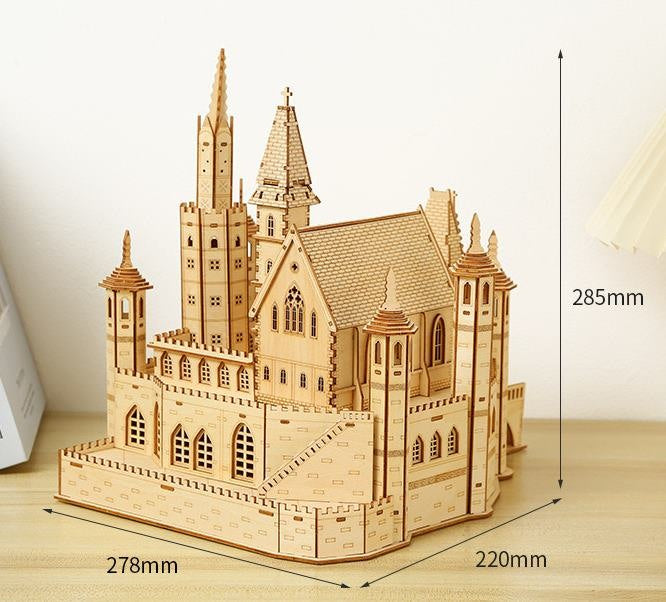The Lost Castle | Architecture 3D Wooden Puzzle | Mechanical