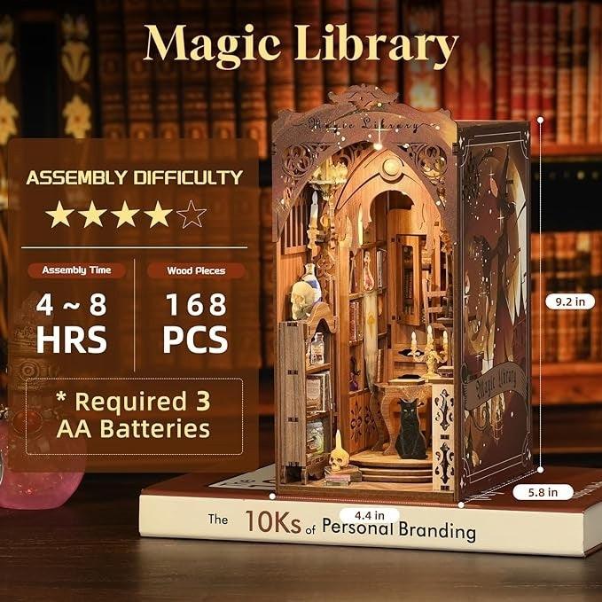 Magic Library DIY Book Nook Kit