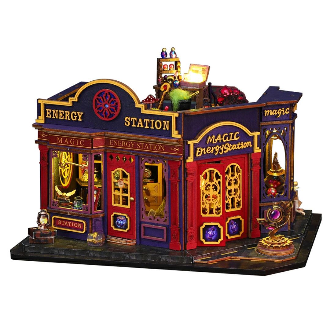 Magic Energy Station DIY Miniature House Kit