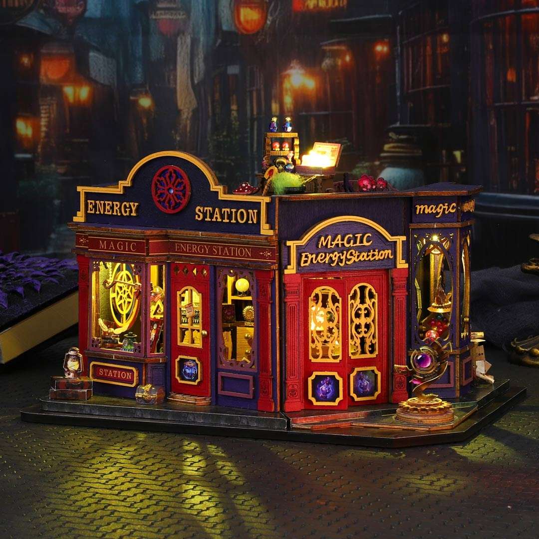 Magic Energy Station DIY Miniature House Kit