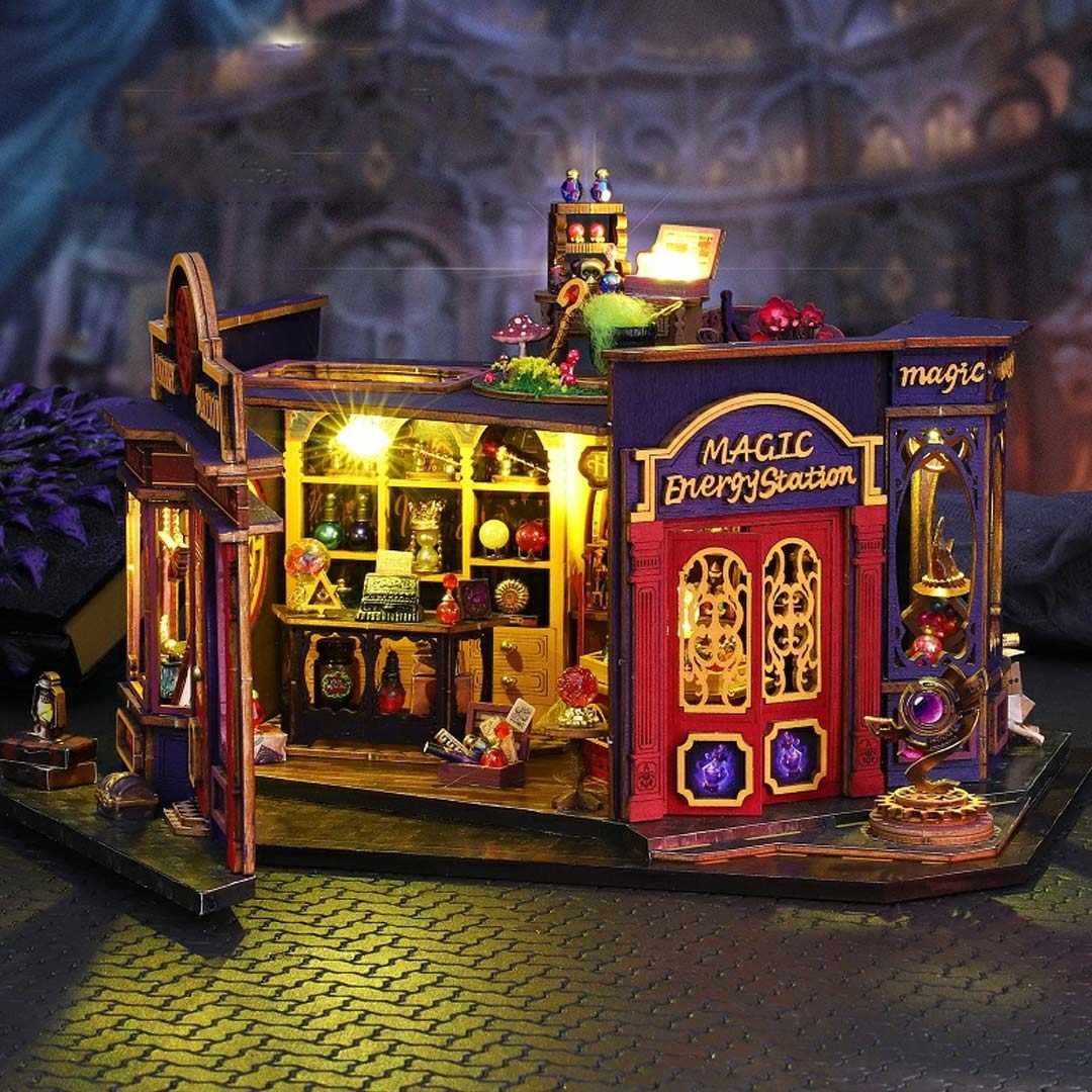 Magic Energy Station DIY Miniature House Kit