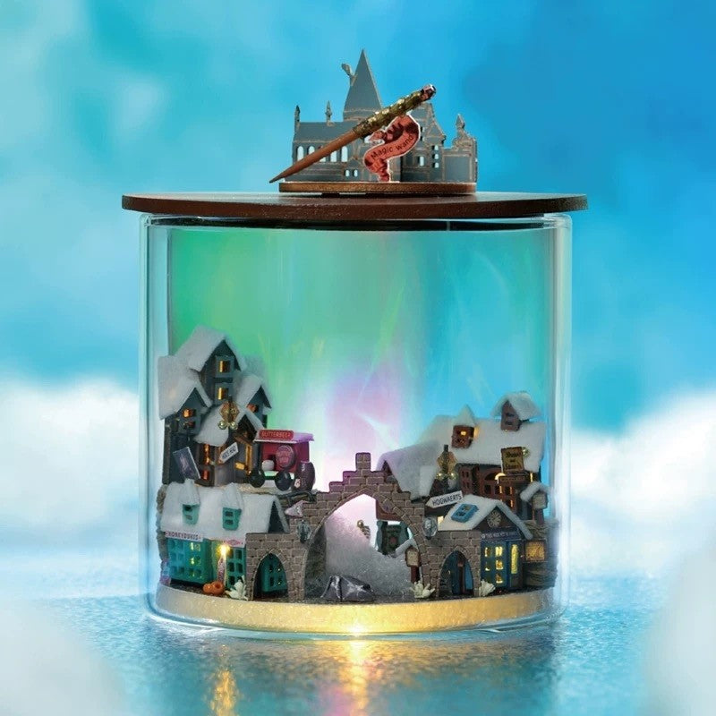 Magic Light DIY Miniature House Kit | Dream Bottle Series