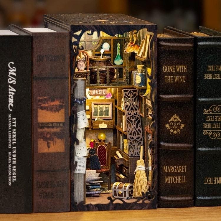 Magic Pharmacist | DIY Wooden Book Nook Kit | Bookshelf Insert