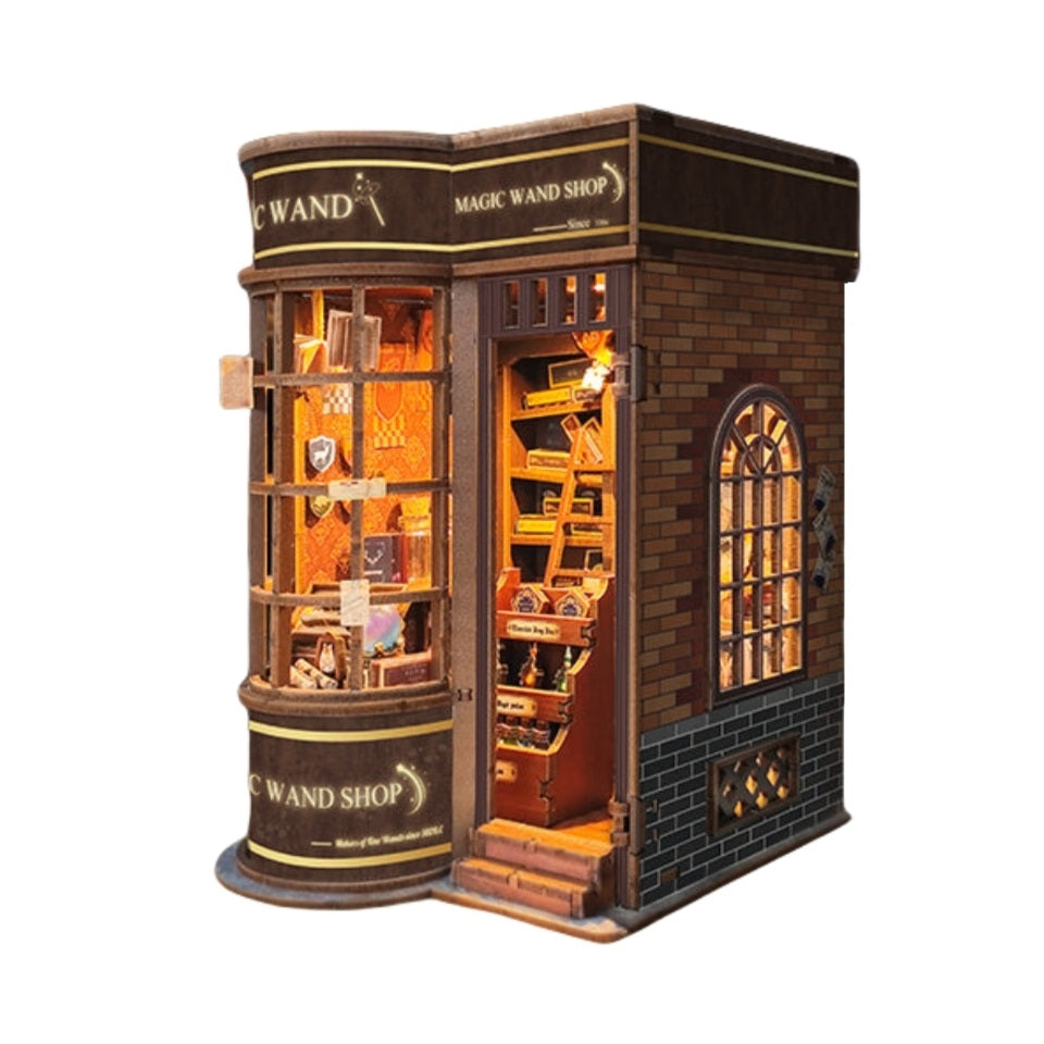 Magic Wand Shop Book Nook Shelf Insert