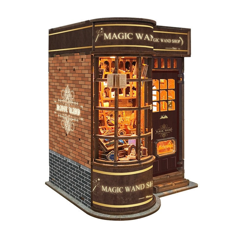 Magic Wand Shop Book Nook Shelf Insert