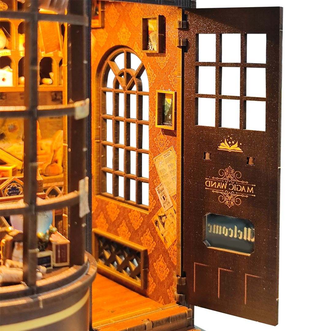 Magic Wand Shop Book Nook Shelf Insert