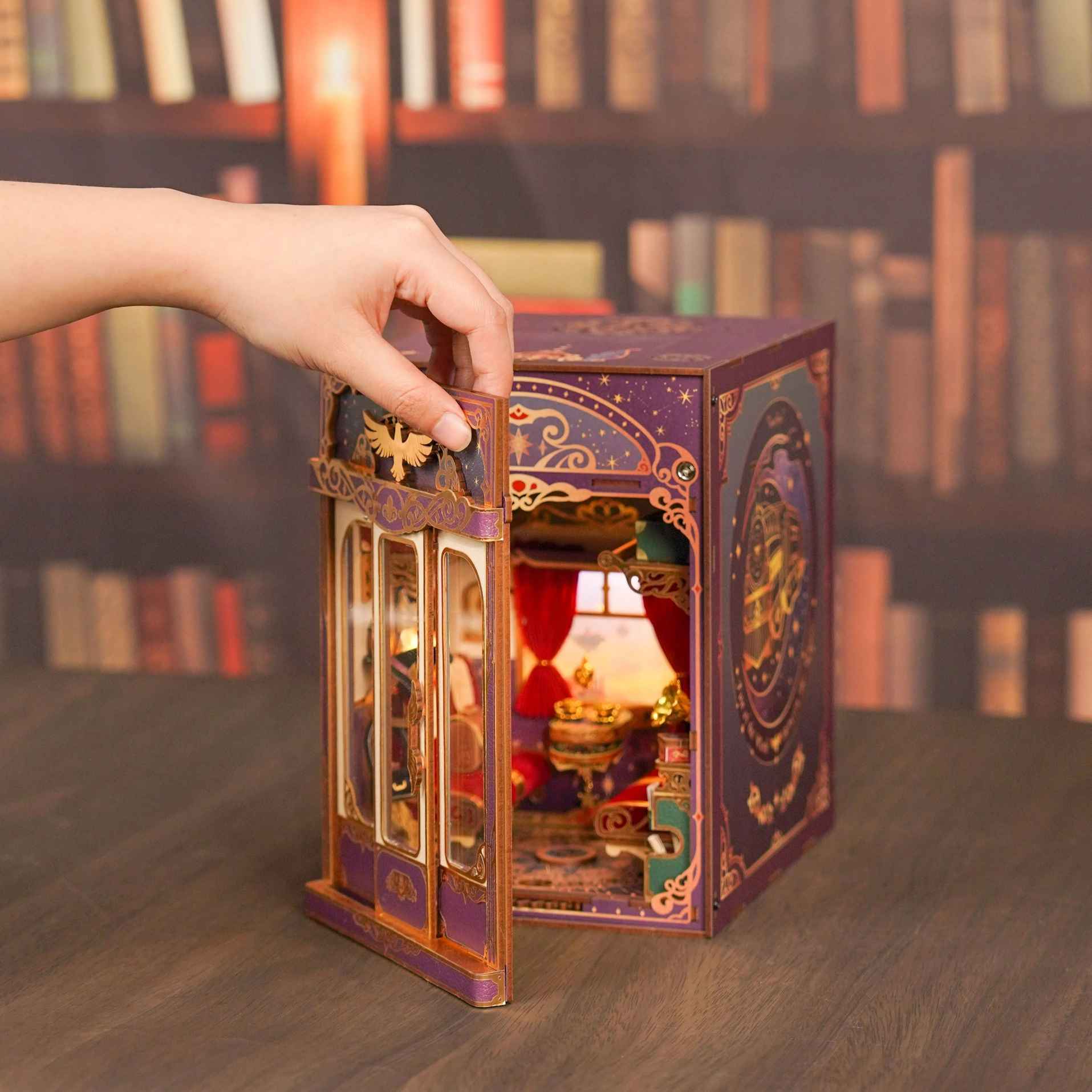 Magical Journey Train Cabin DIY Book Nook Kit | Motion Scene