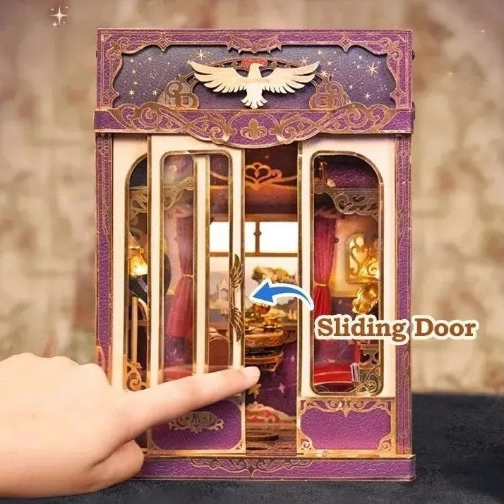 Magical Journey Train Cabin DIY Book Nook Kit | Motion Scene