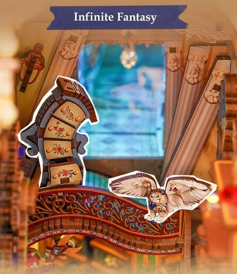 Magical Library DIY Book Nook Kit