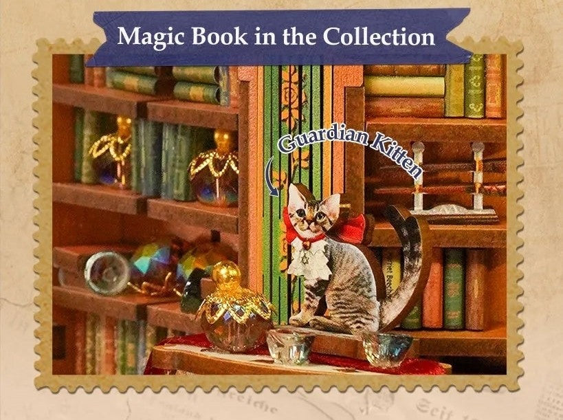 Magical Library DIY Book Nook Kit