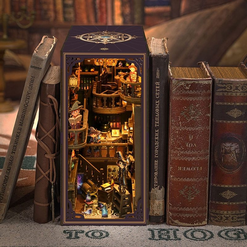 Master Alchemist DIY Book Nook Kit | Bookshelf Insert