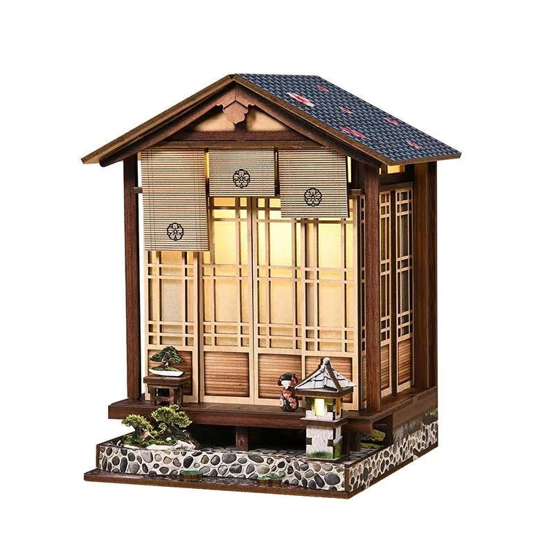 Moss Lantern Zen Garden DIY Book Nook Kit